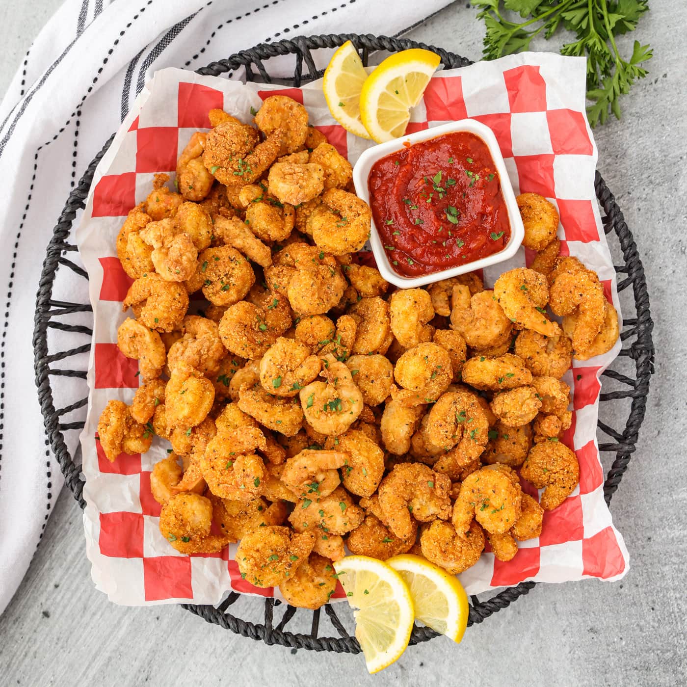 Popcorn Shrimp (Small, Fried, Breaded Shrimp)